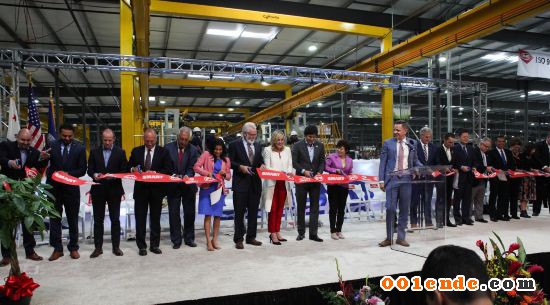 比亞迪舉行美國蘭卡斯特純電動巴士工廠三期竣工儀式 比亞迪舉行美國蘭卡斯特純電動巴士工廠三期竣工儀式